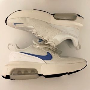 Nike Air Sneakers, white and blue, Size 9